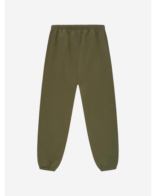 Fear Of God Green Cotton Logo Joggers