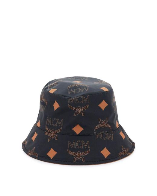 MCM Blue Reversibile Bucket Hat