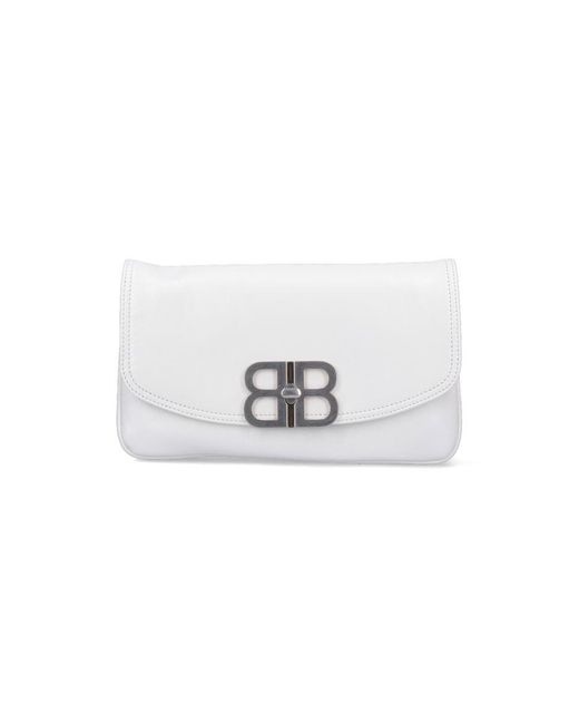 Balenciaga White Small Shoulder Bag "flap Bb"