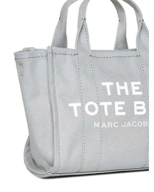 Marc Jacobs White The Mini Tote Cotton Bag