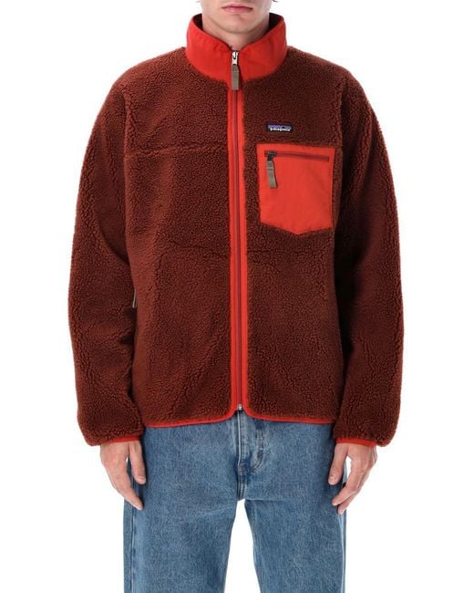 Patagonia Red Classic Retro-X Fleece Jacket for men