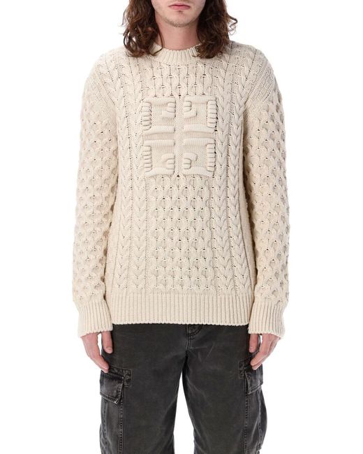 Givenchy Natural 4G Knit Sweater for men