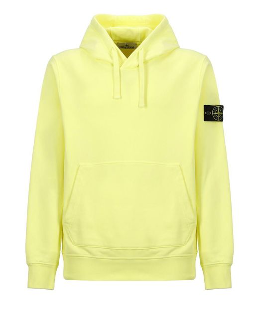 Stone Island Sweaters Yellow for men