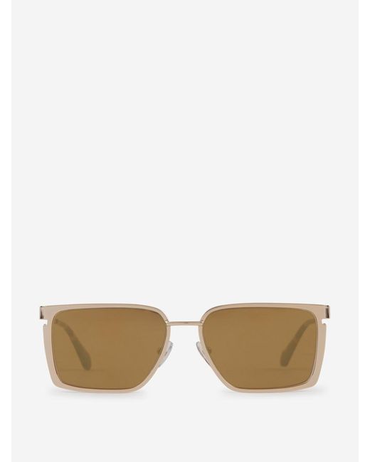 Off-White c/o Virgil Abloh Natural Off- Rectangular Yoder Sunglasses for men