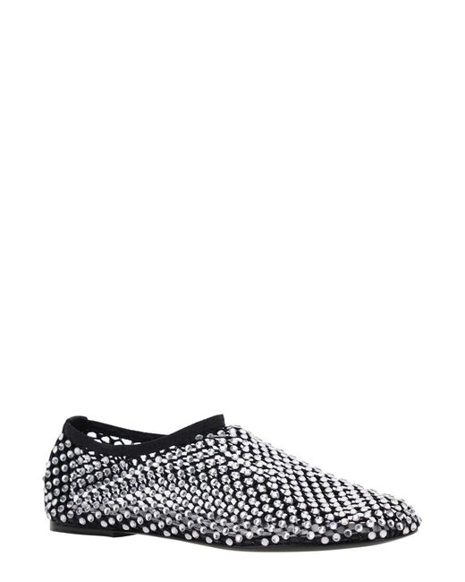 Strategia White Ballerine Rete Strass