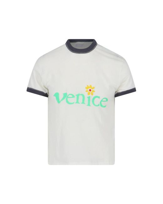 ERL White 'venice' T-shirt for men