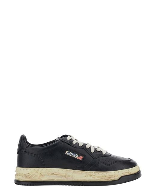 Maison Mihara Yasuhiro Black 'Medalist Low Vintage X Mihara Yasuhiro' Sneakers With Handcrafted Sole for men
