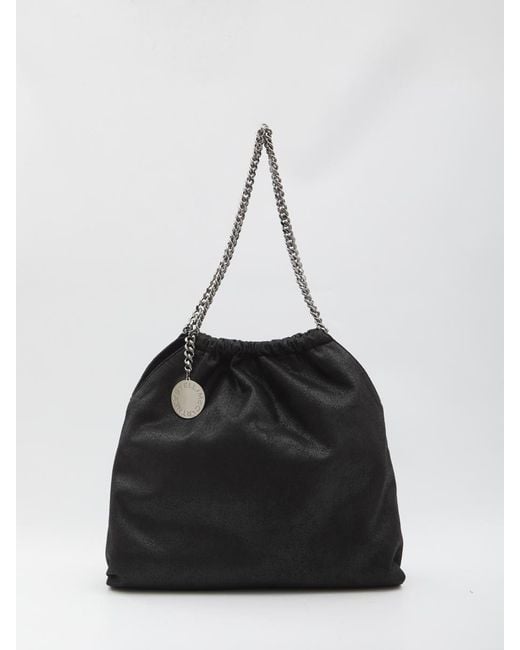 Stella McCartney Black Falabella Bag With Drawstring