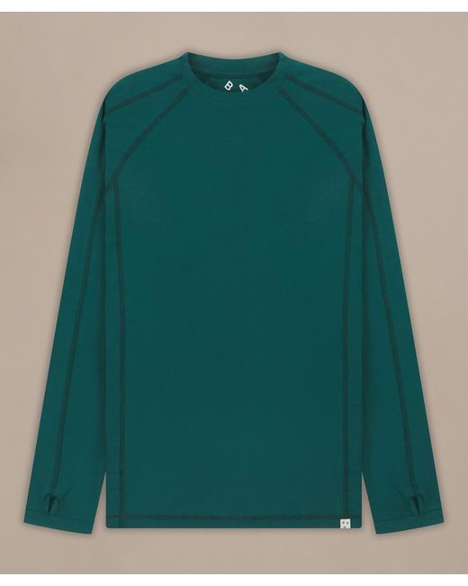 Bam Green Reflex Boo Crew Neck Baselayer for men