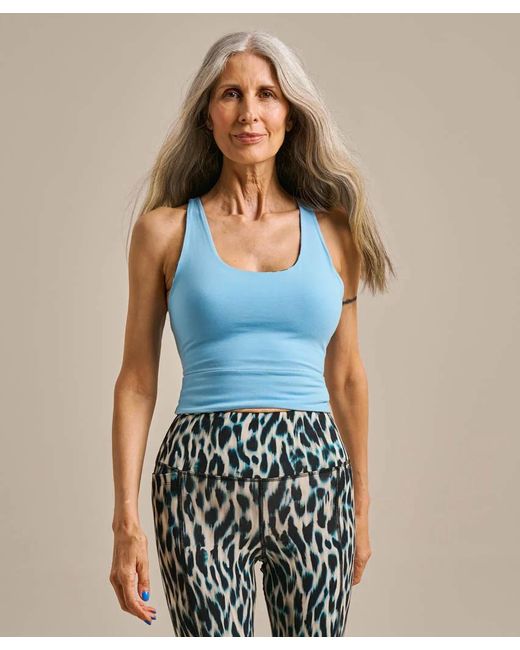 Bam Blue Enduro Reversible Crop Top