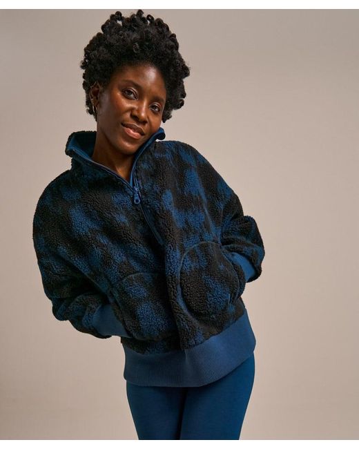 Bam Blue 73 Zero Half Zip Borg Fleece
