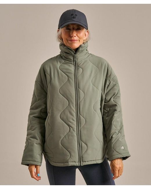 Bam Green Packable Cloud Jacket