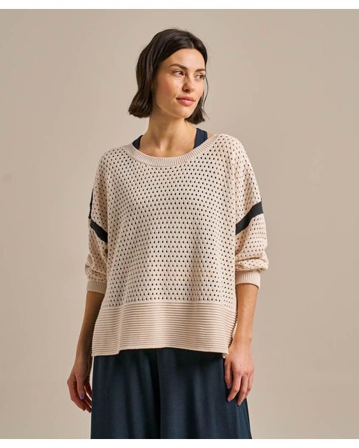 Bam Natural Open Stitch Layering Knit