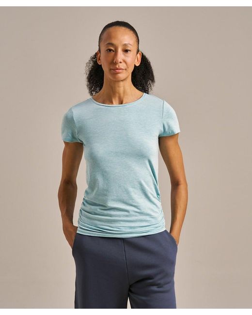 Bam Blue Gathered Hem Air Boo T-Shirt