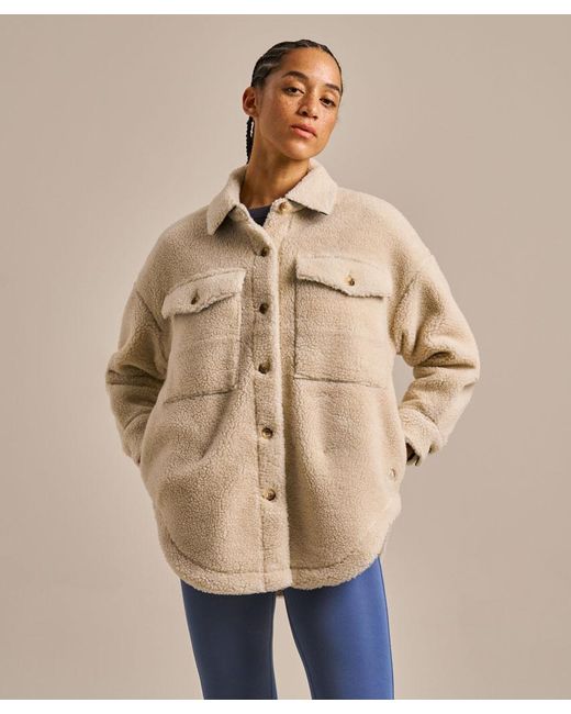 Bam Natural Fleecy Studio Jacket