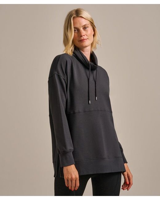 Bam Black Horizon Longline Throw On Sweat