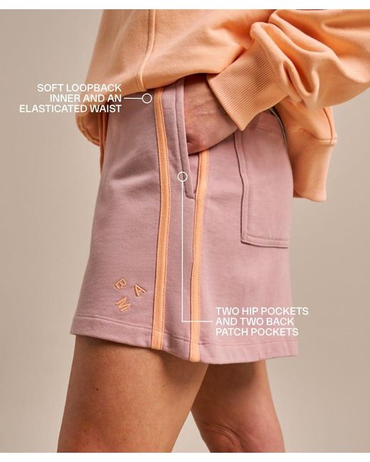Bam Orange Sporty Sweat Shorts