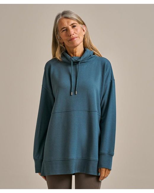 Bam Blue Horizon Longline Throw On Sweat