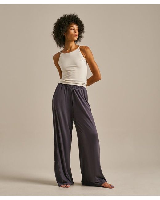 Bam Black Wide Leg Palazzo Pants