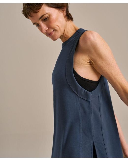 Bam Blue Power Longline Tank Top