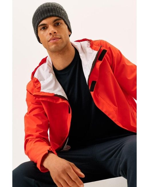 Bam Red Rowtor Waterproof Recycled Jacket for men