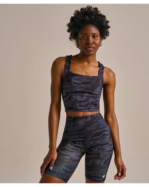 Bam Black Mallea Define Crop Top
