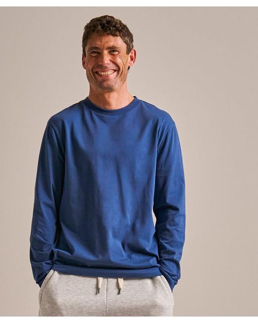 Bam Blue Organic Cotton Twist Yoga Top for men