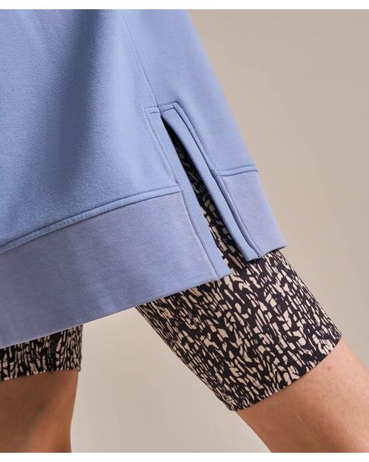 Bam Blue Horizon Longline Throw On Sweat