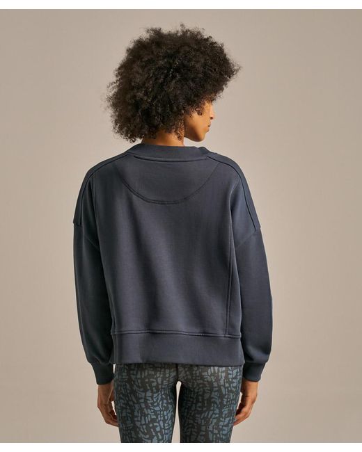 Bam Gray V Neck Layering Sweatshirt