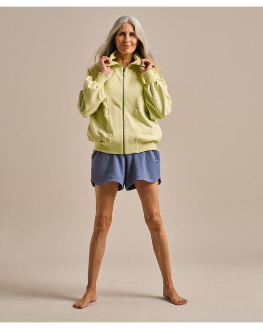 Bam Yellow Nurture Sweat Bomber Jacket