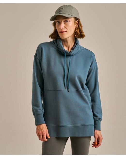 Bam Blue Horizon Longline Throw On Sweat