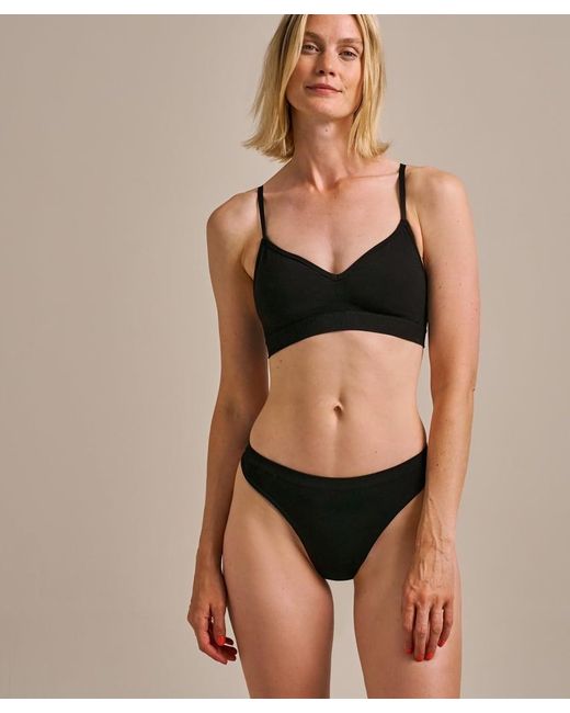 Bam Black Seamless Boo Thong