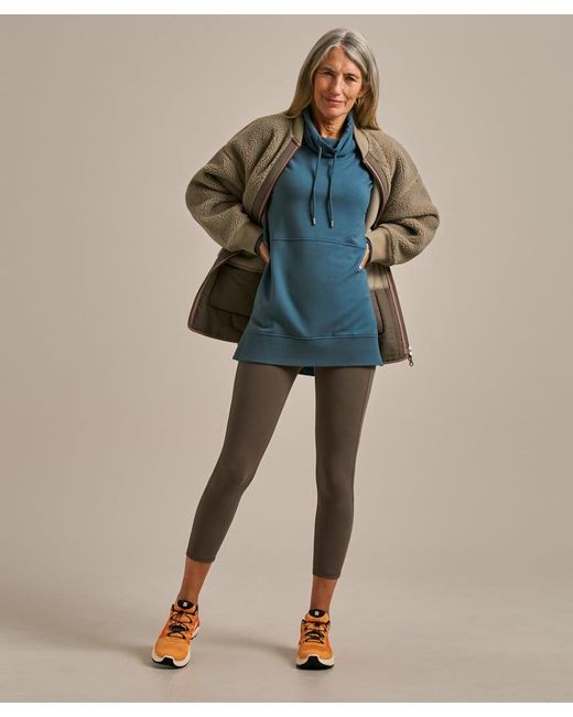 Bam Blue Horizon Longline Throw On Sweat