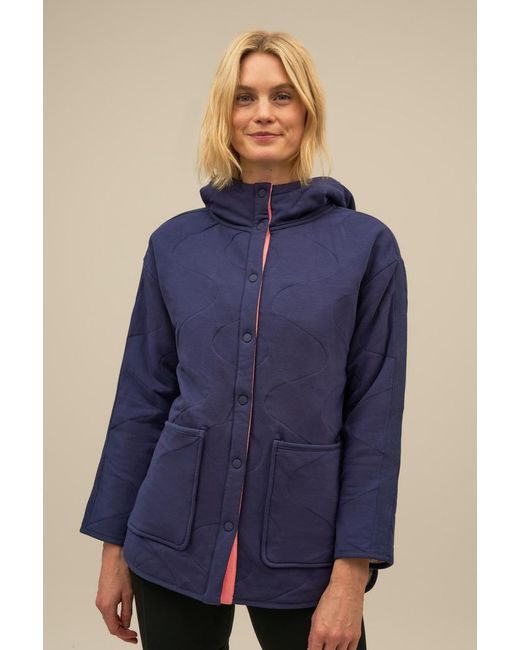 Bam Blue Wingham Quilted Hooded Jacket