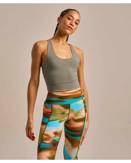 Bam Green Enduro Reversible Crop Top