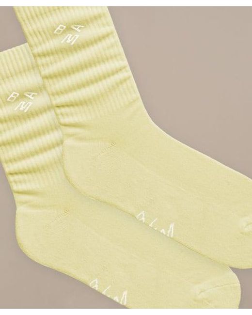 Bam Yellow Boo Active Icon Socks