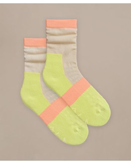 Bam Yellow Technical Boo Walking Socks