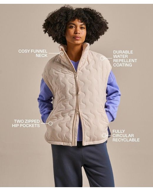 Bam Blue Packable Cloud Gilet