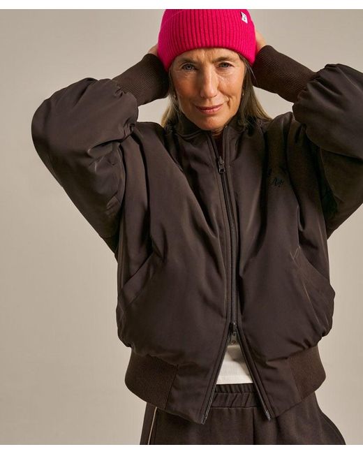 Bam Brown Reversible Bomber Jacket