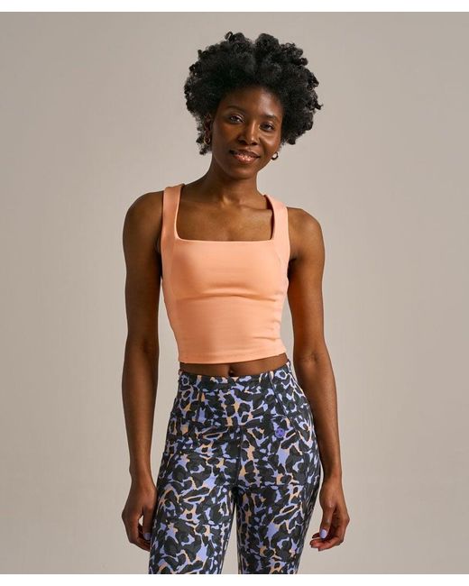 Bam Blue Mallea Define Crop Top