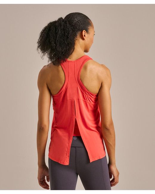 Bam Red Novea Split Back Top