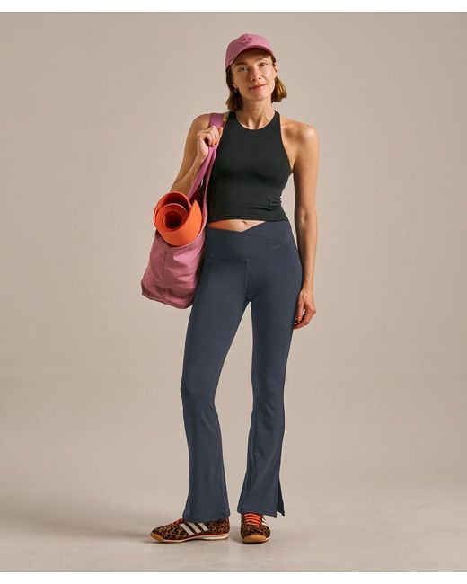 Bam Black Ultimate Balm Twist Back Crop Top
