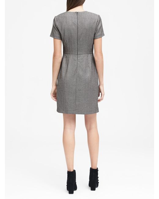 banana republic metallic dress