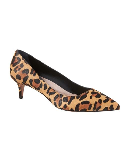 banana republic leopard heels
