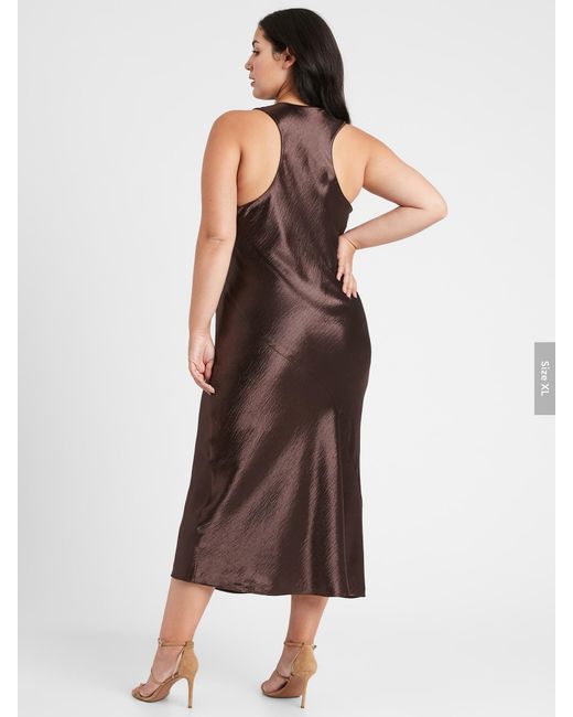 satin slip dress banana republic