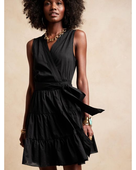 petite mini black dress