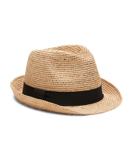 Banana Republic Packable Straw Fedora 