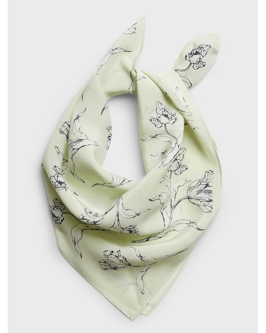 Floral silk bandana Clearance