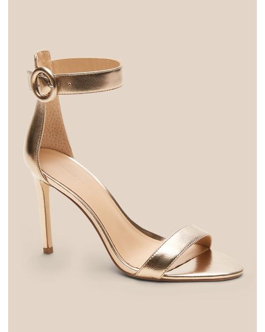 banana republic bare high heel