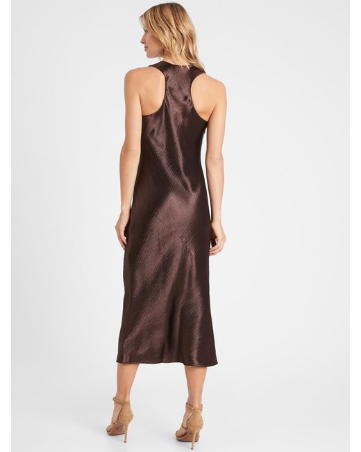 satin slip dress banana republic